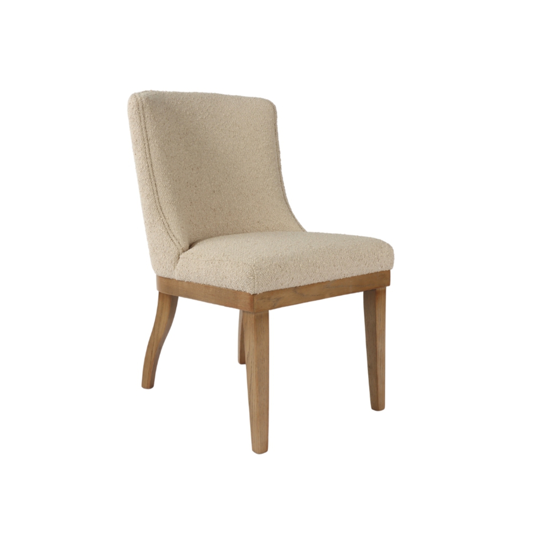 Charlie Fabric Dining Chair No Buttons image 0